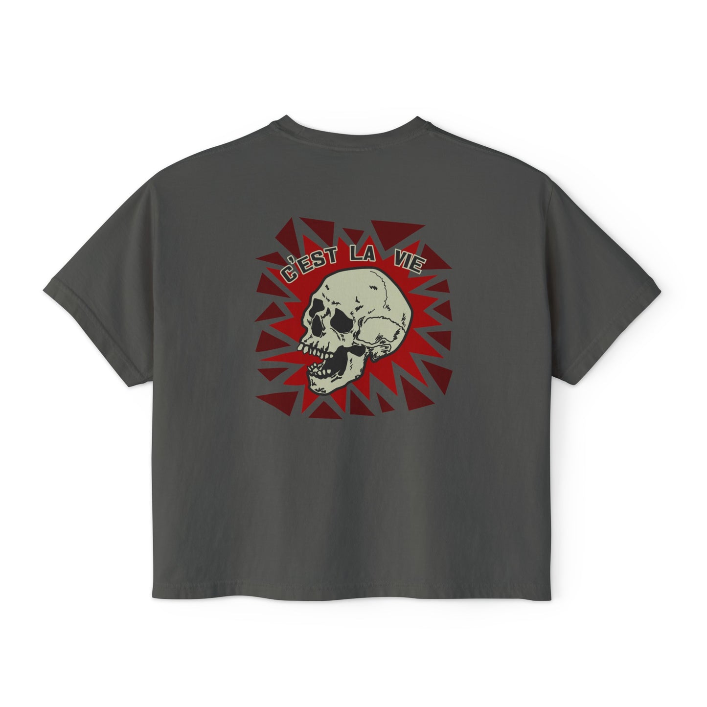 La Vie Skull Women's Boxy Tee