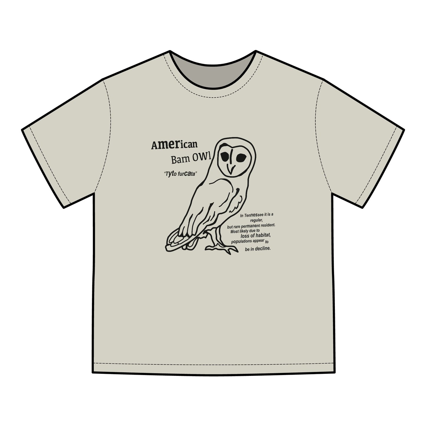 Barn Owl Misprint ComfortWash® Garment-Dyed T-Shirt