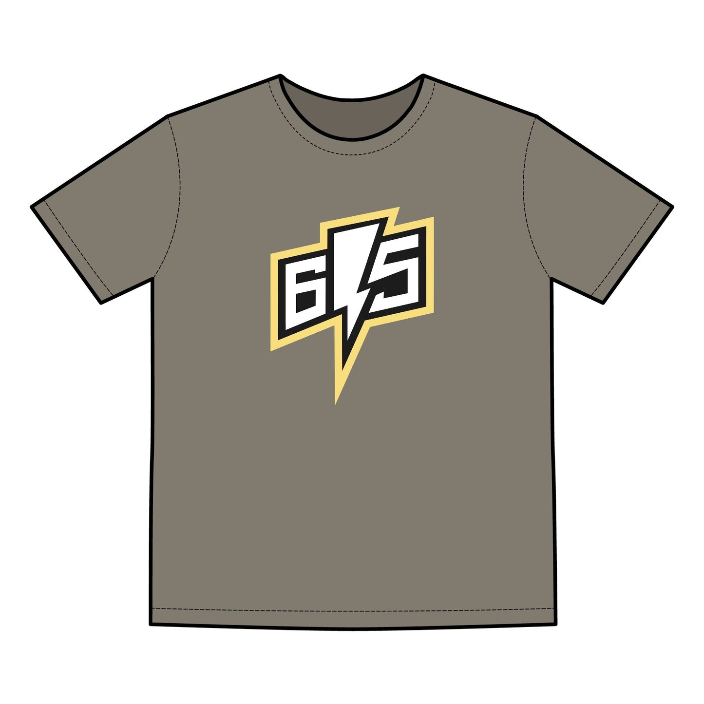 6BOLT5 V Faded Tee