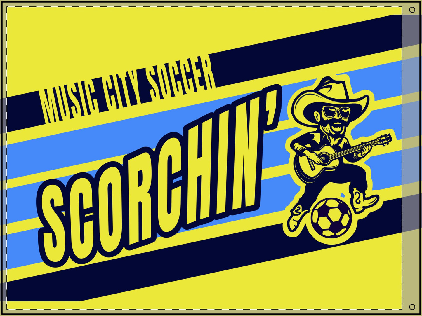 Scorchin' Sam Double Sided Flag