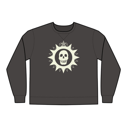 City Seal Skull  ComfortWash® Garment Dyed Crewneck Sweatshirt