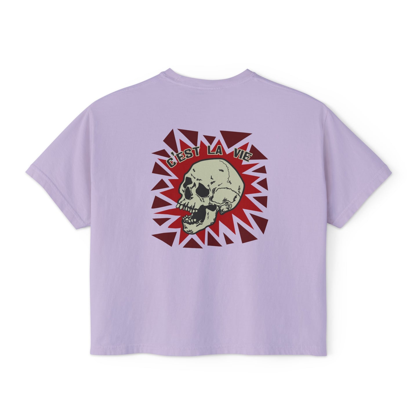 La Vie Skull Women's Boxy Tee