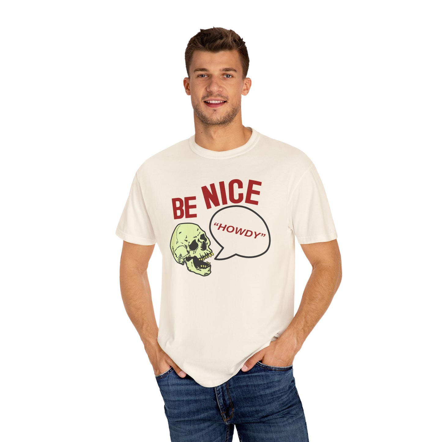 BE NICE Garment-Dyed T-shirt