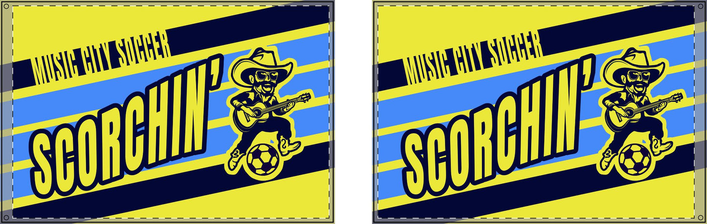 Scorchin' Sam Double Sided Flag