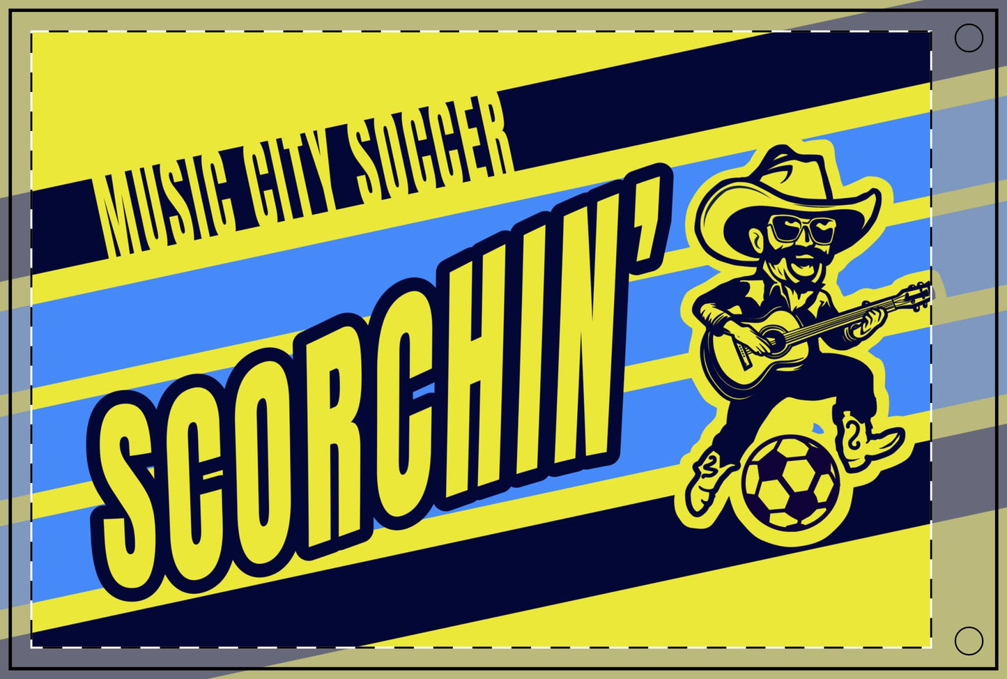 Scorchin' Sam Double Sided Flag