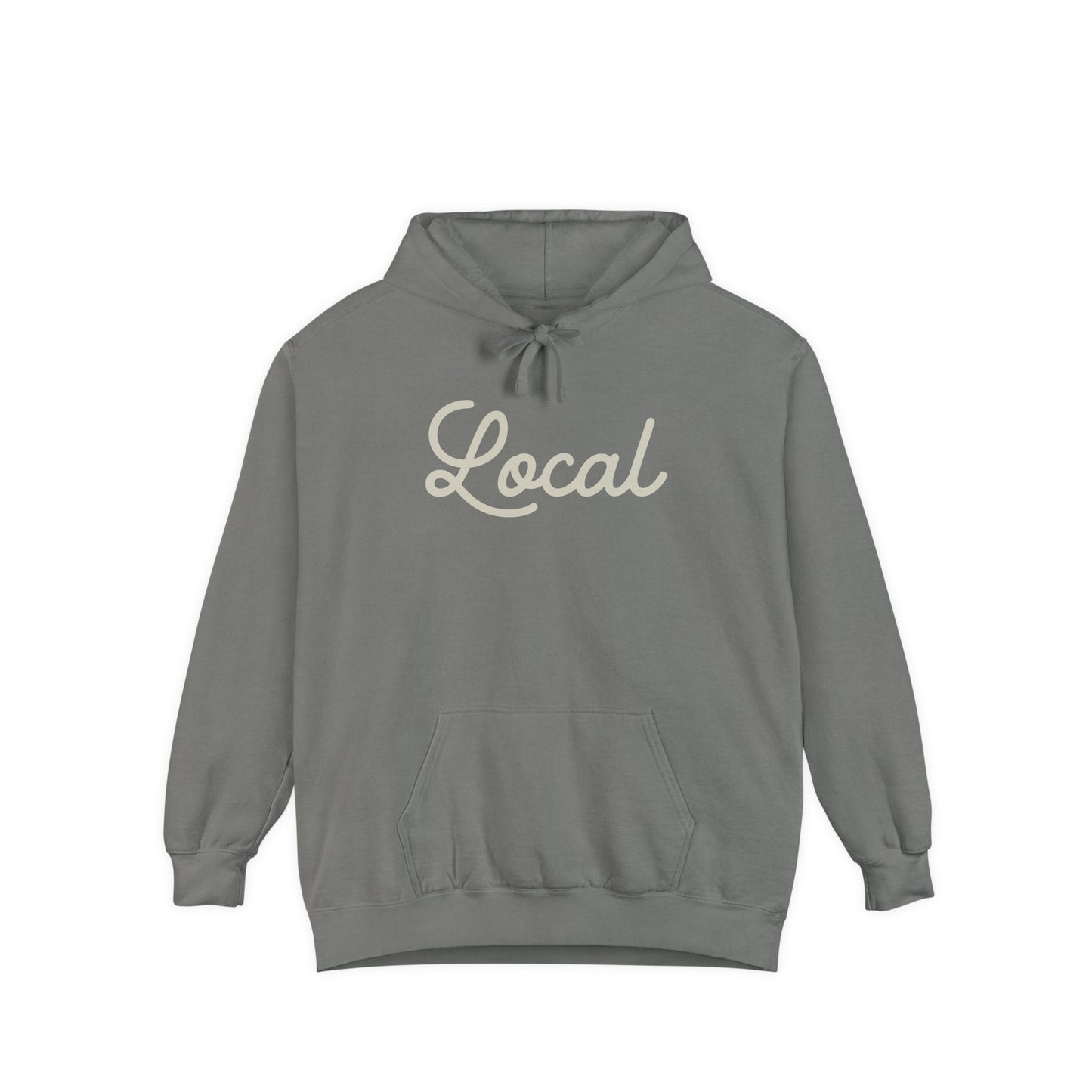 Local Script Garment-Dyed Hoodie