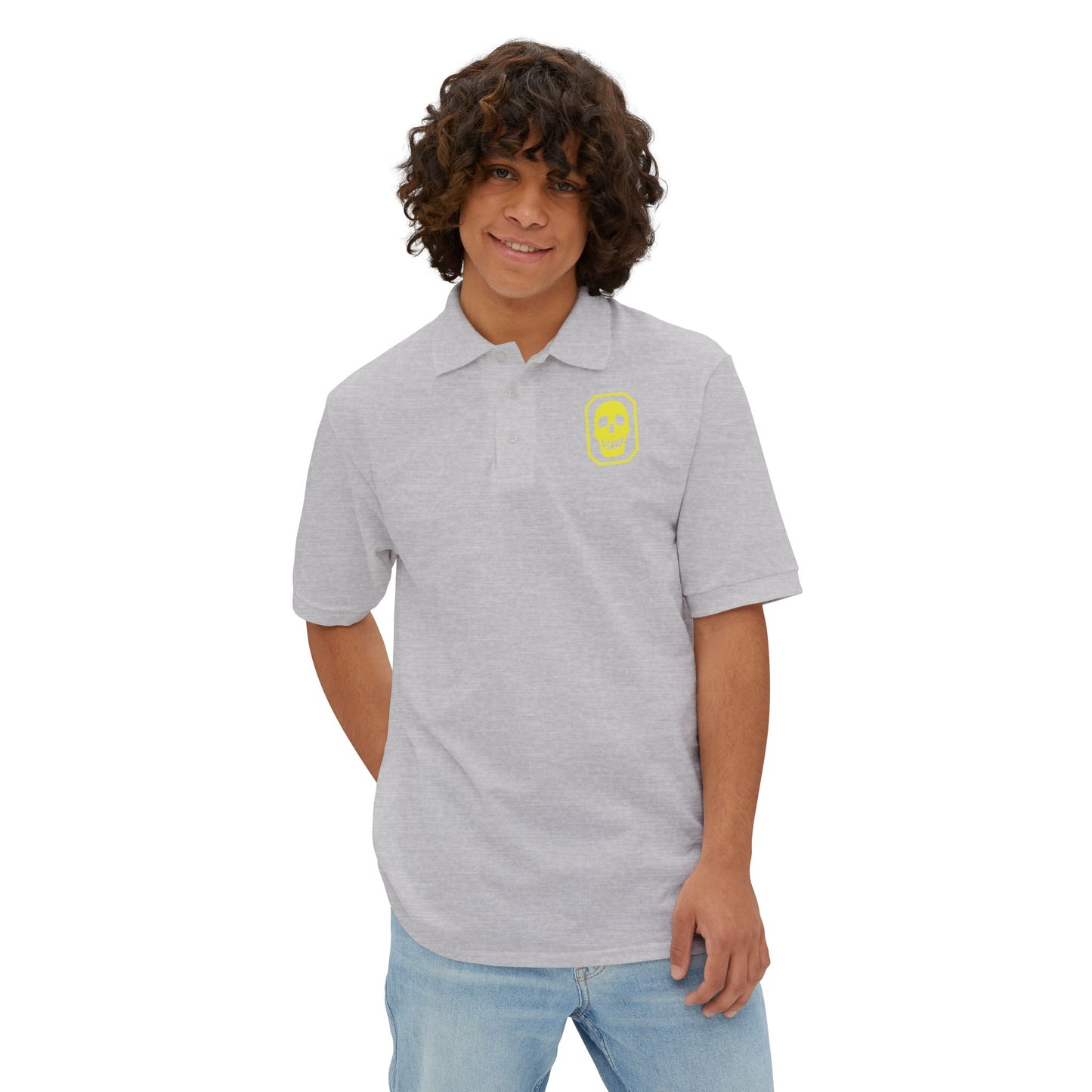 NASHSkull_Octogon Men's Piqué Polo