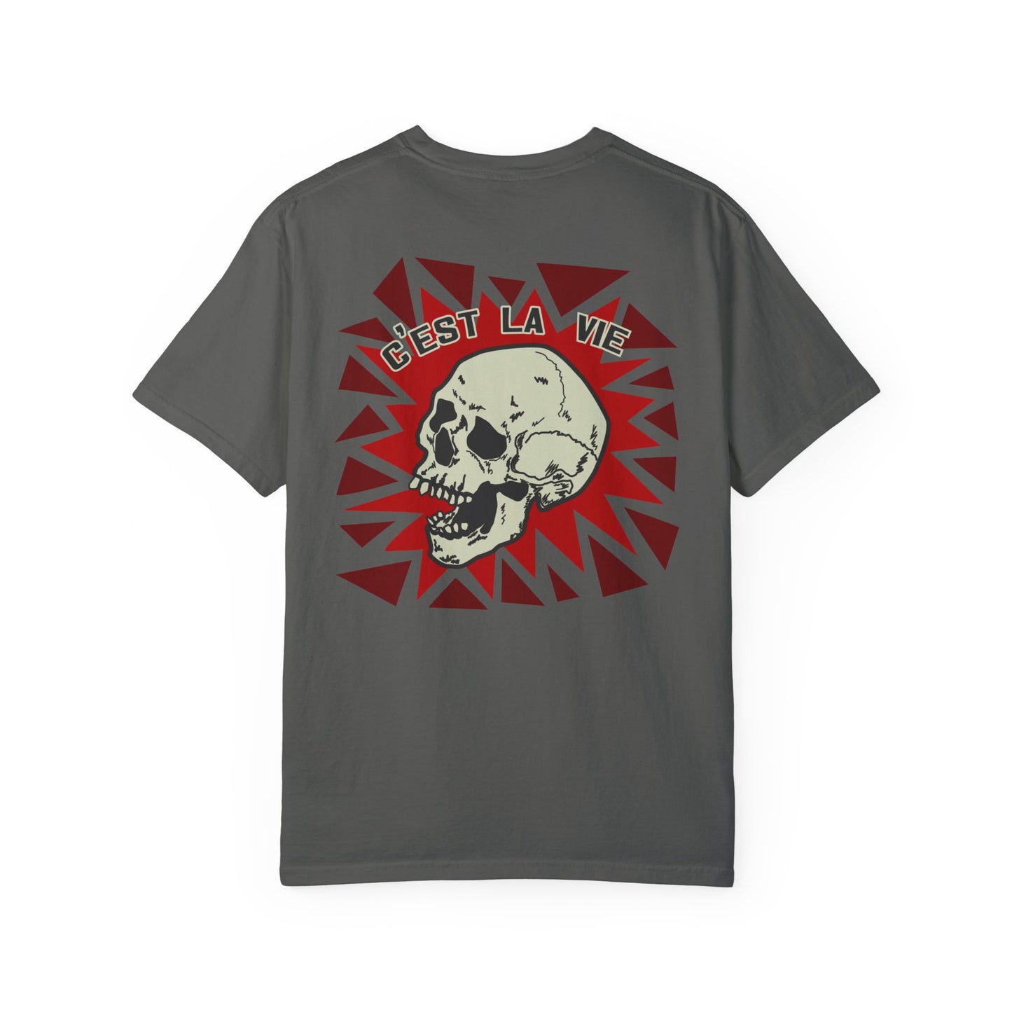 La Vie Skull Garment-Dyed T-shirt