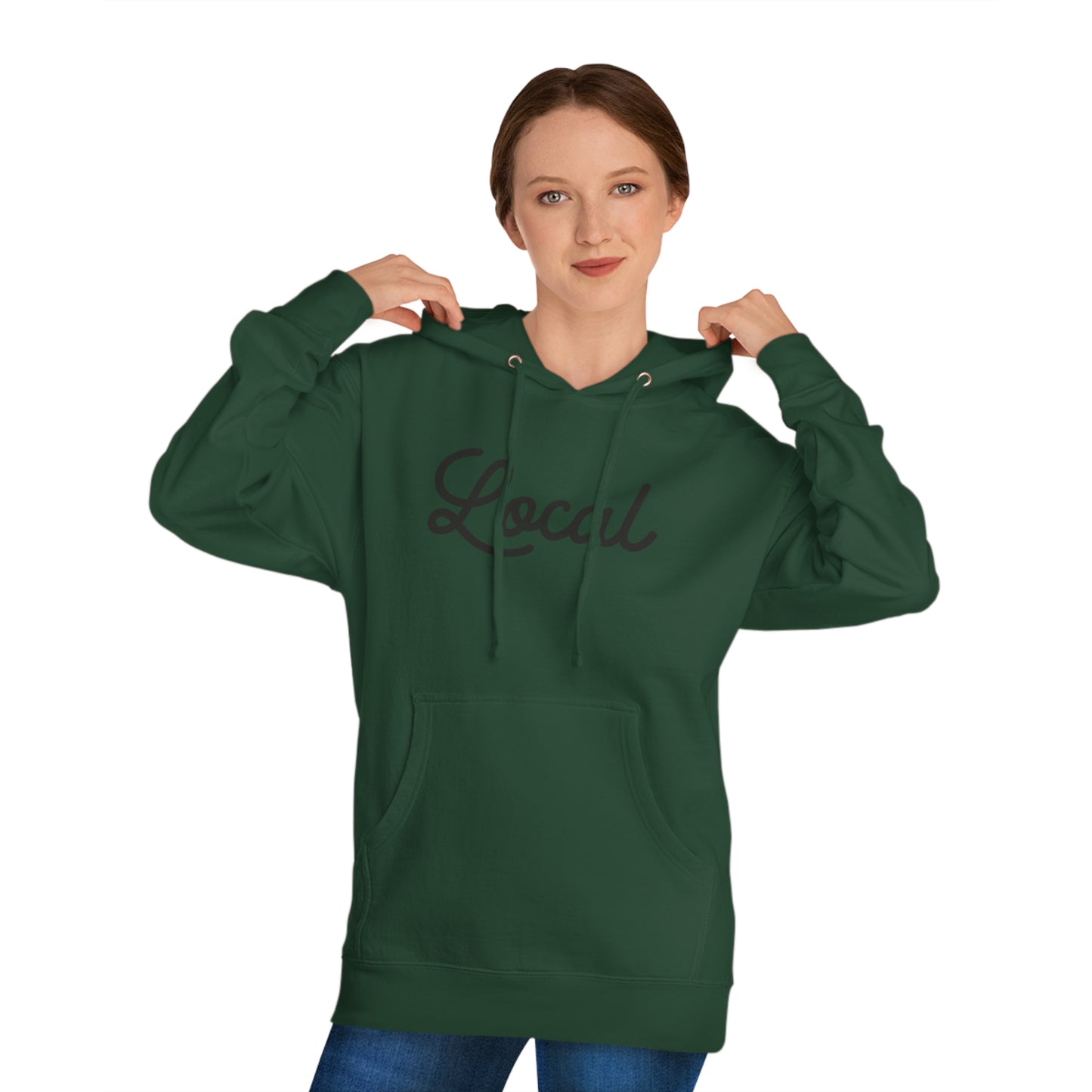 Local Script IND Unisex Hooded Sweatshirt