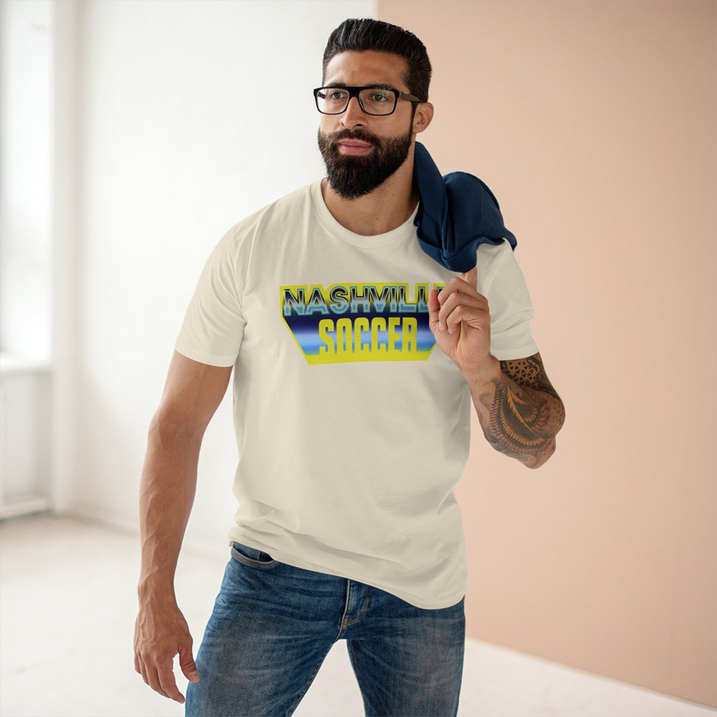 Nashville Soccer Nostalgia Men's Staple Tee