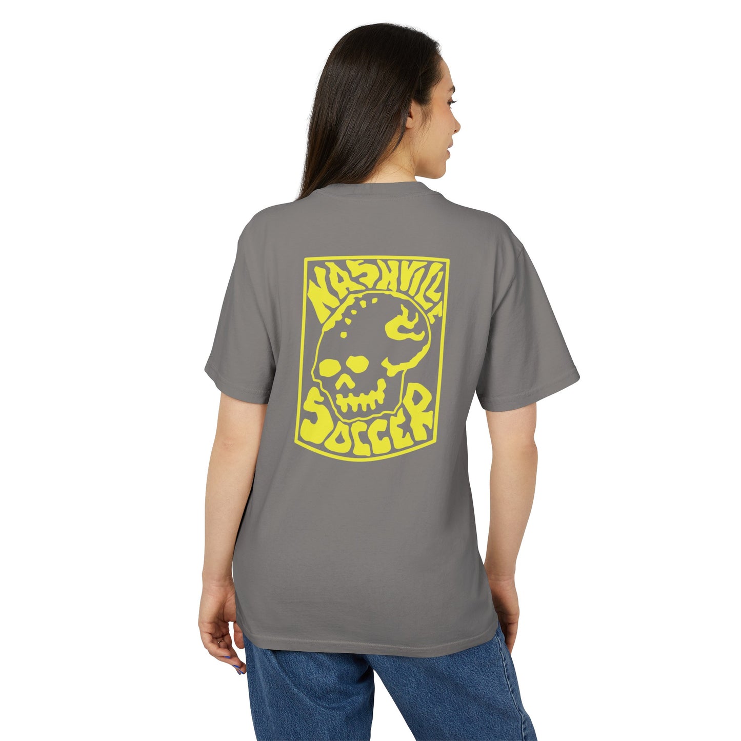 Mori Skull Nashville Soccer Unisex Heavy Faded Tee