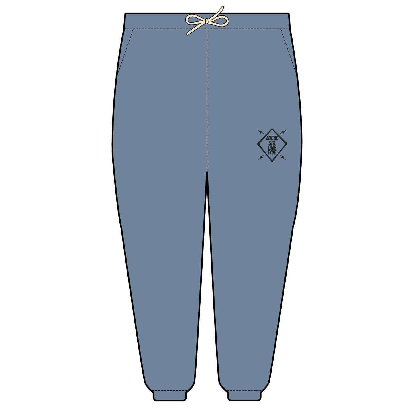 Local Skate Logo Unisex Garment-Dyed Lightweight Fleece Sweatpants