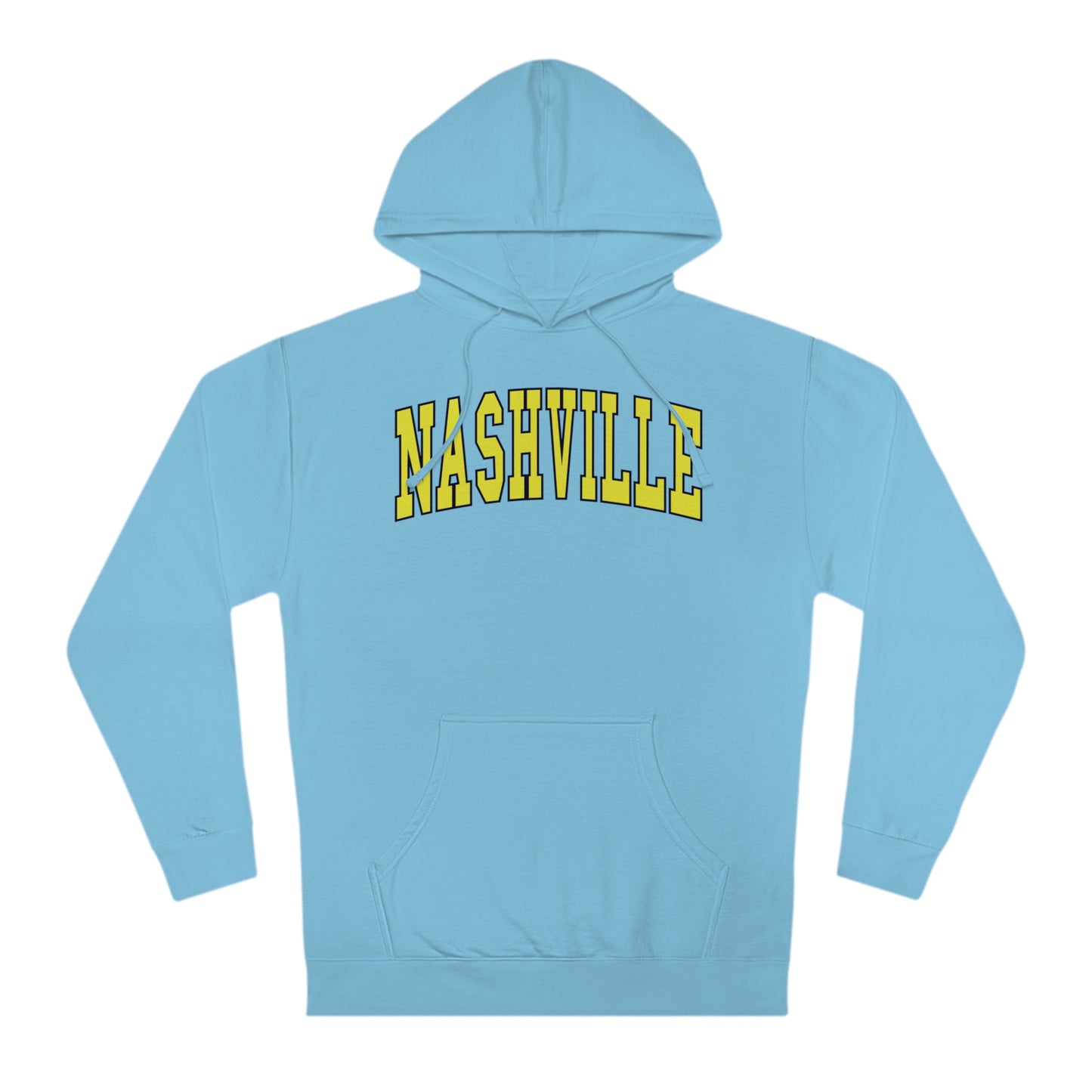 Nashville College Text Unisex Hooded Sweatshirt