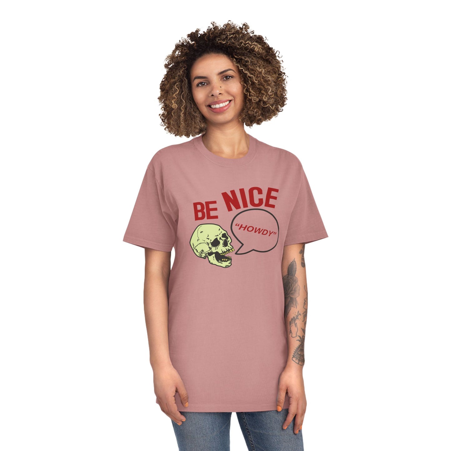 Be Nice Unisex Faded Shirt