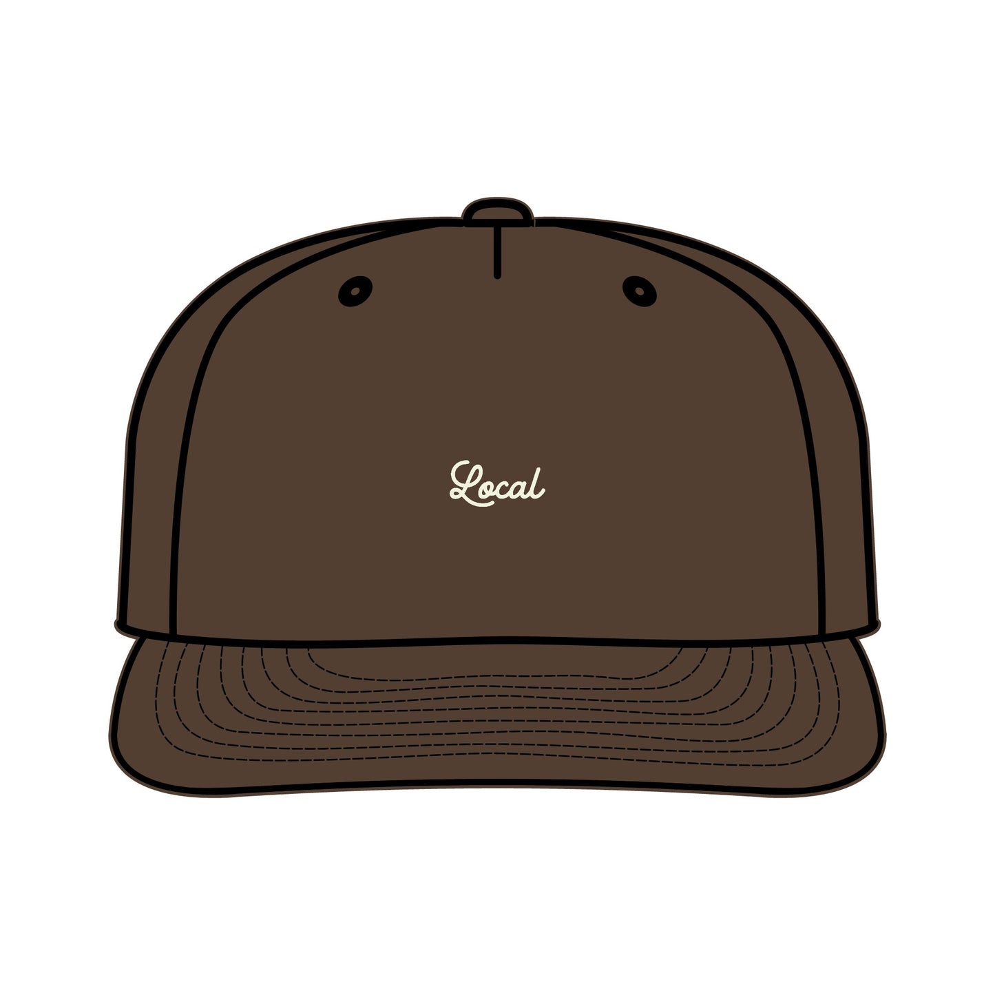 Local Small Script Surf Cap