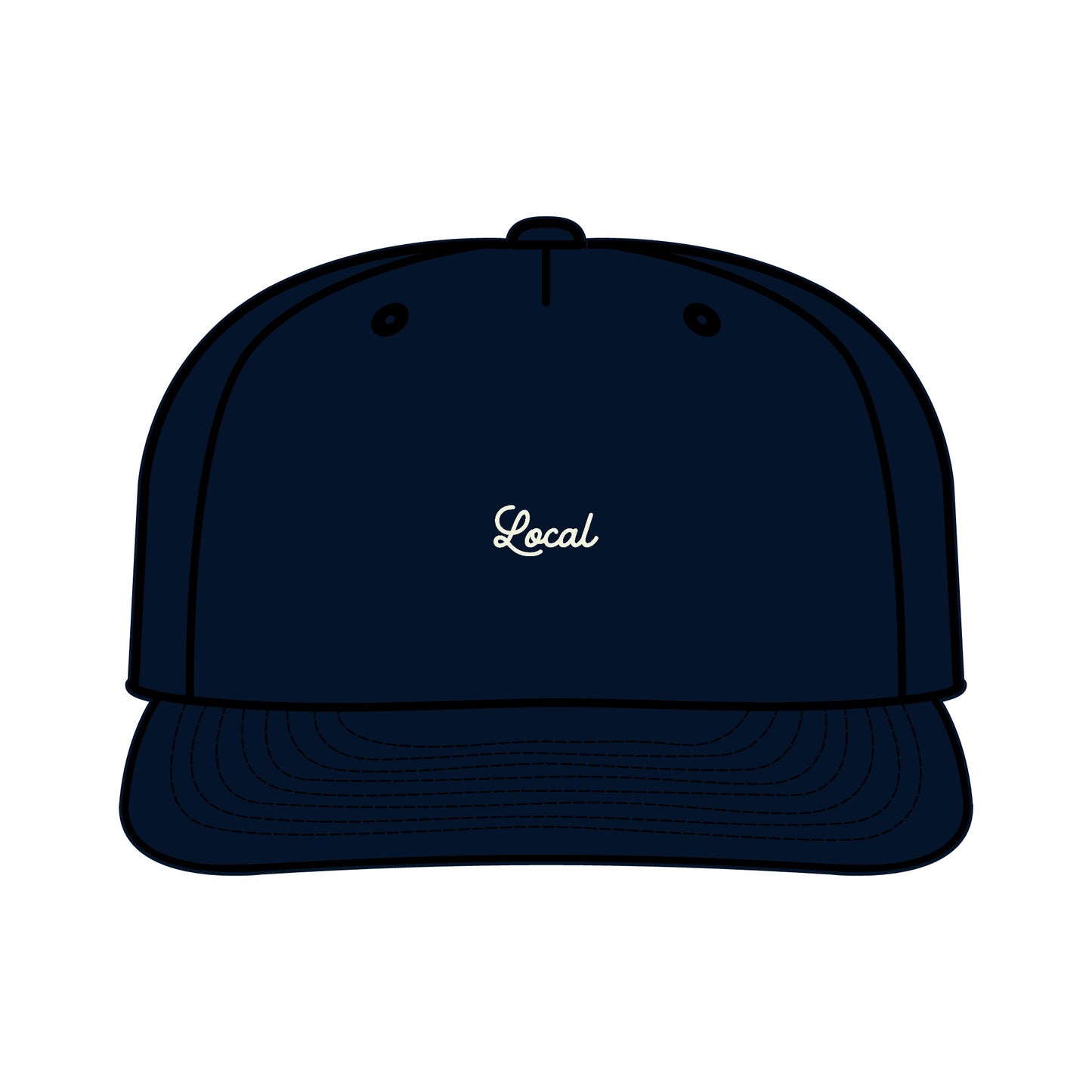 Local Small Script Surf Cap