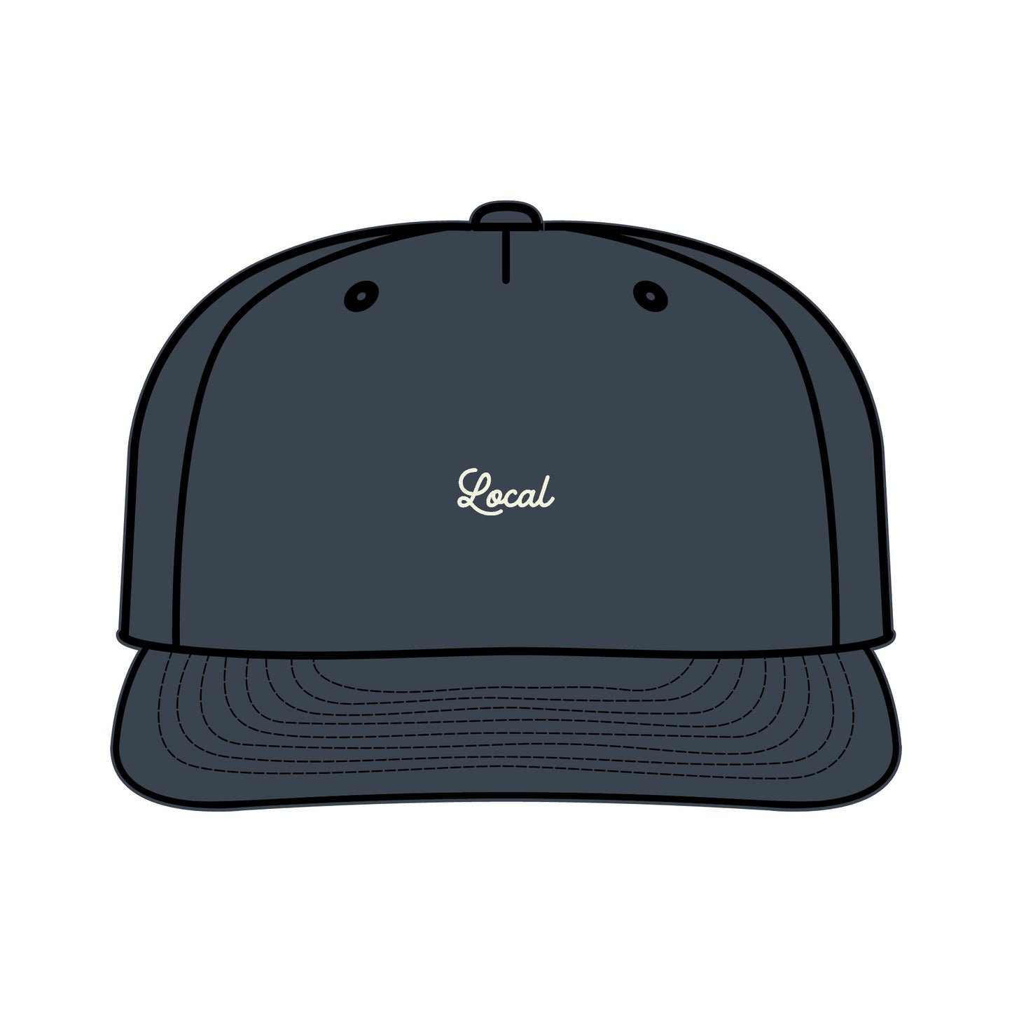 Local Small Script Surf Cap