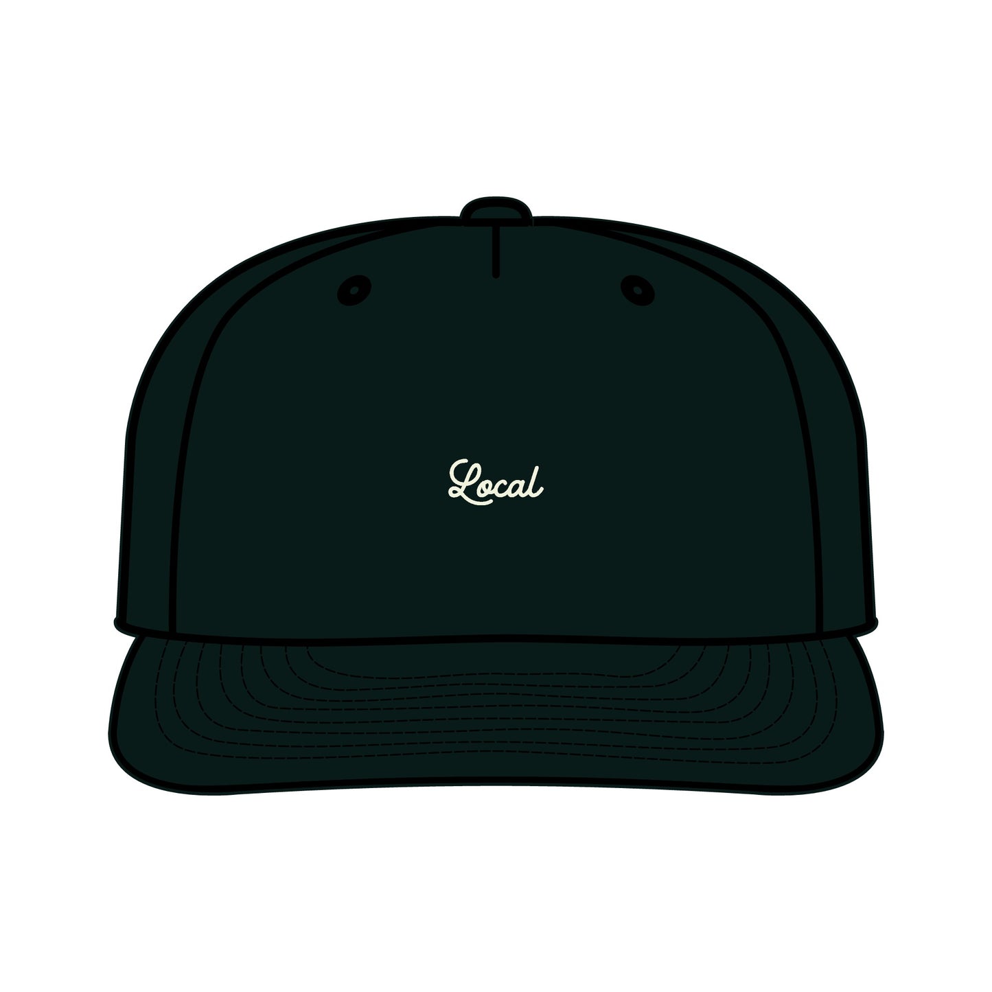 Local Small Script Surf Cap