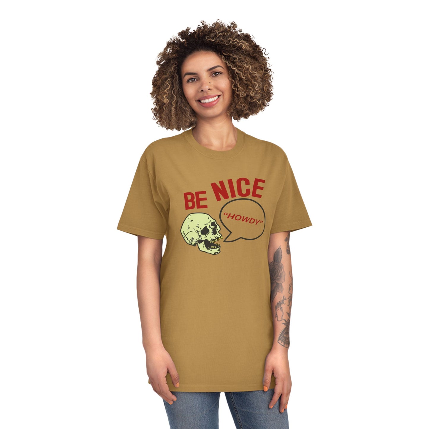 Be Nice Unisex Faded Shirt