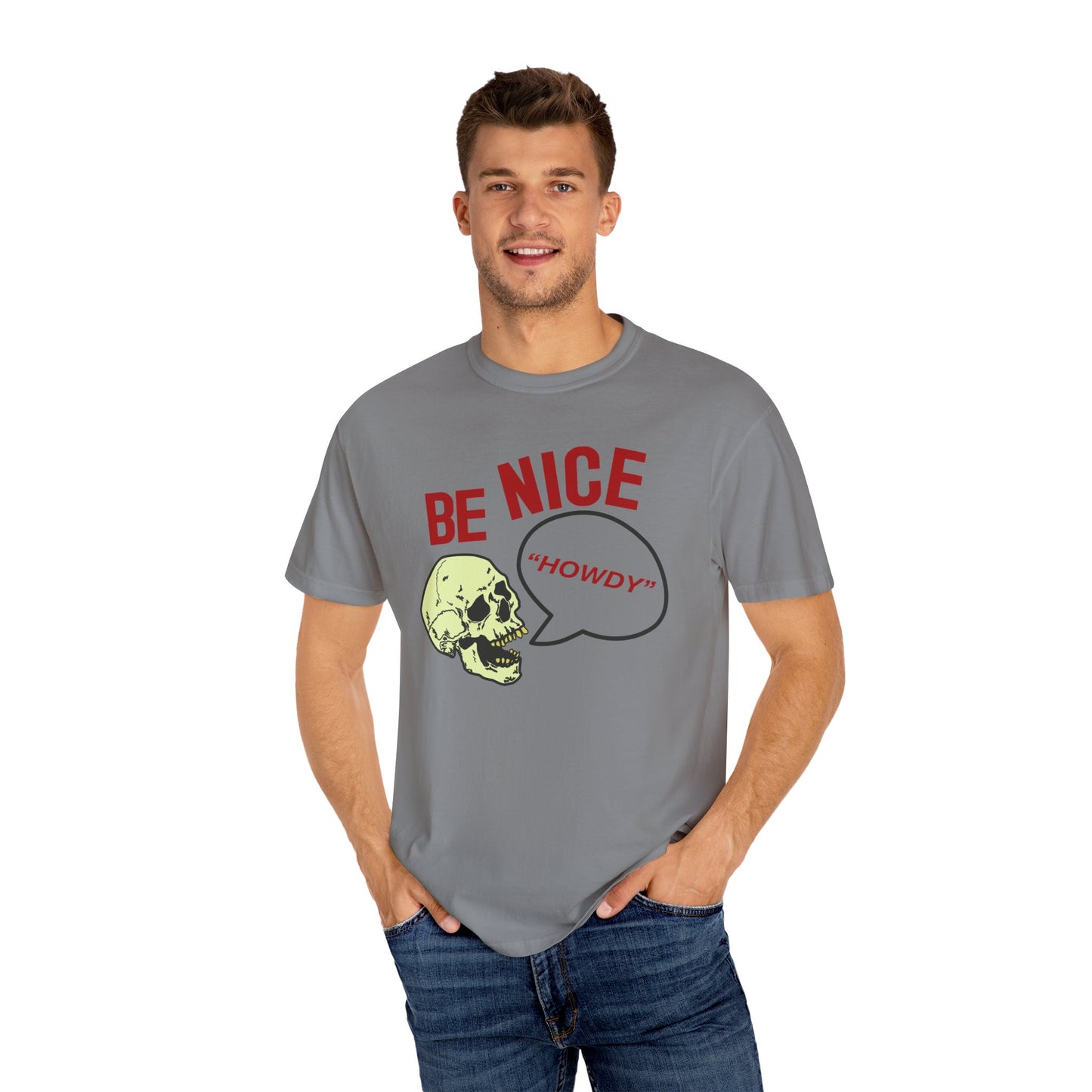 BE NICE Garment-Dyed T-shirt