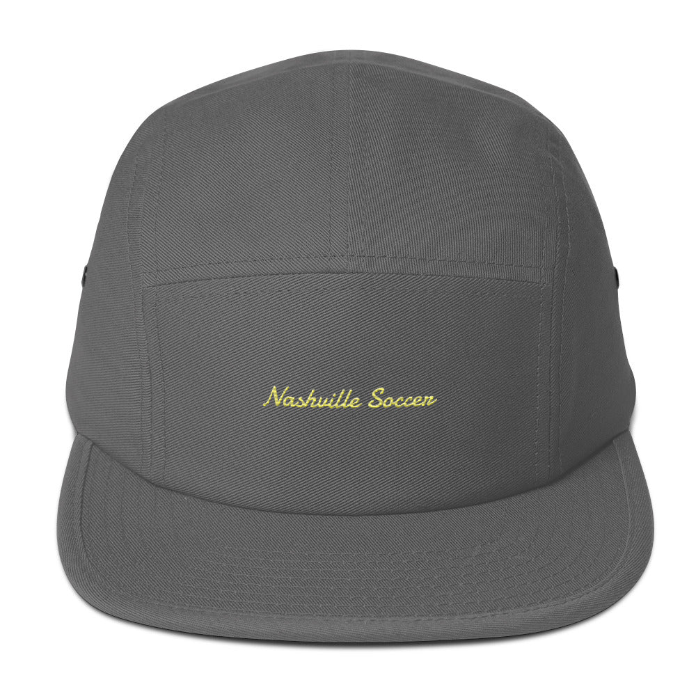 Nashville Soccer Scripted Five Panel Cap