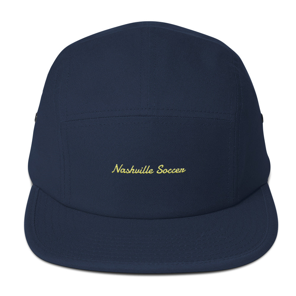 Nashville Soccer Scripted Five Panel Cap