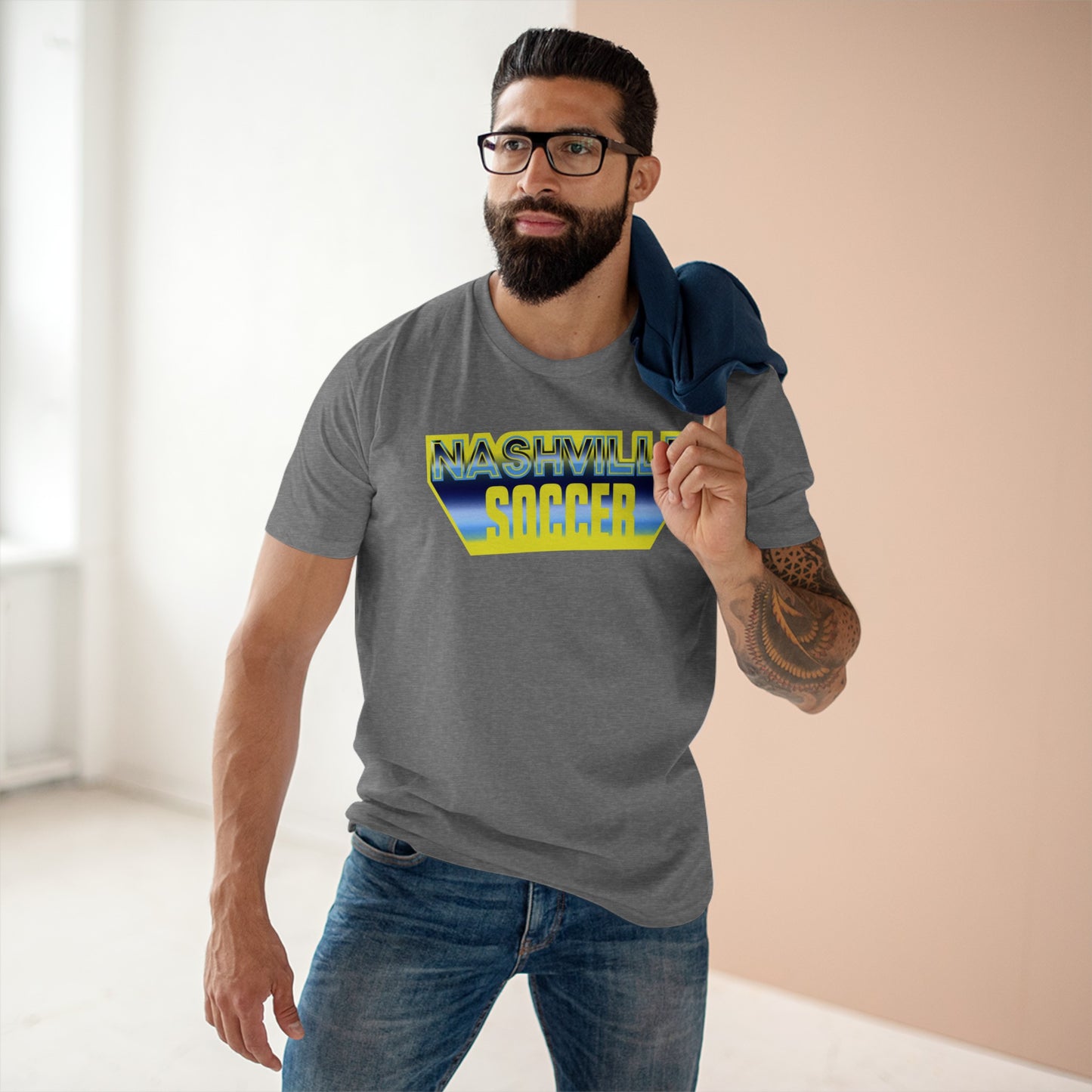 Nashville Soccer Nostalgia Men's Staple Tee