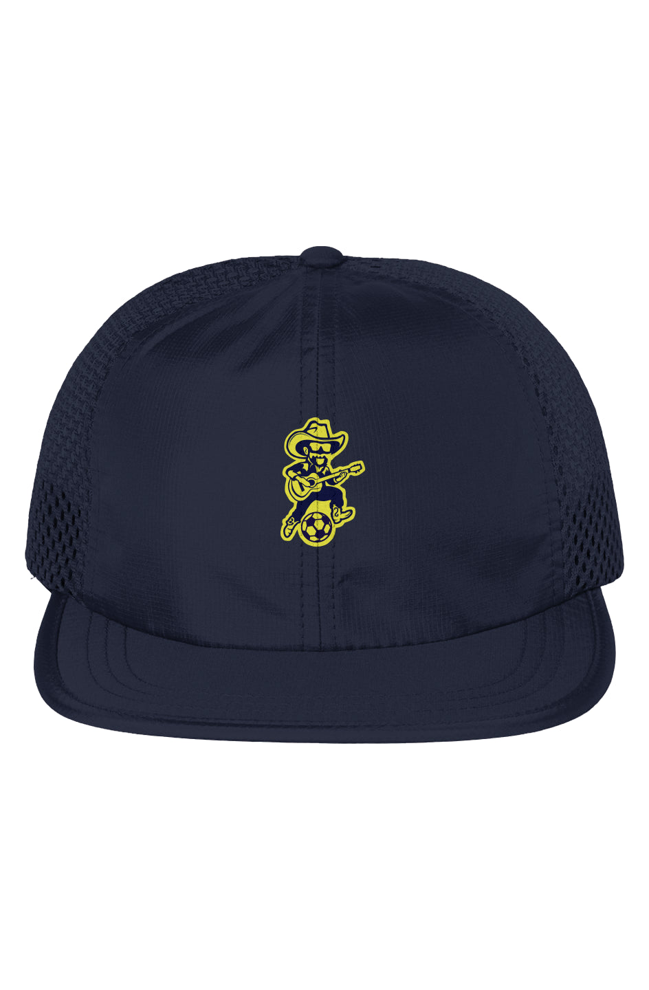 Cowboys Crest Wide Set Mesh Cap