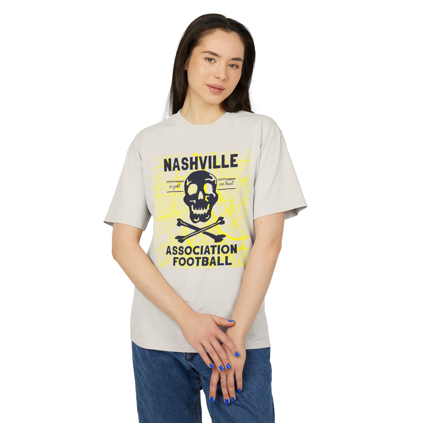 SkullxBones Nash Map IGWT Unisex Heavy Faded Tee