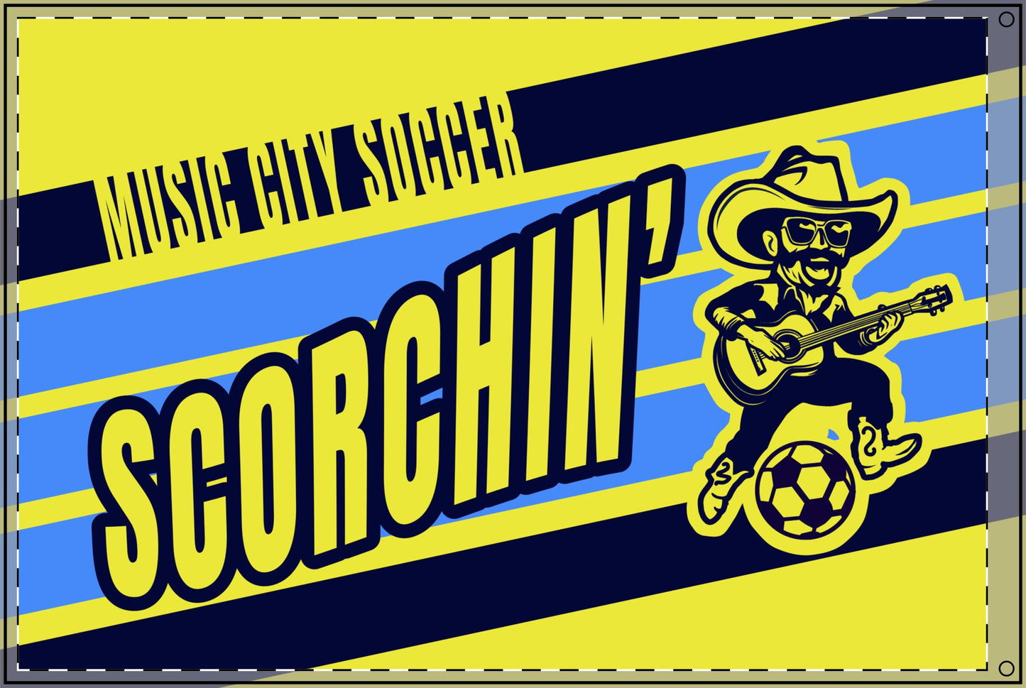 Scorchin' Sam Double Sided Flag