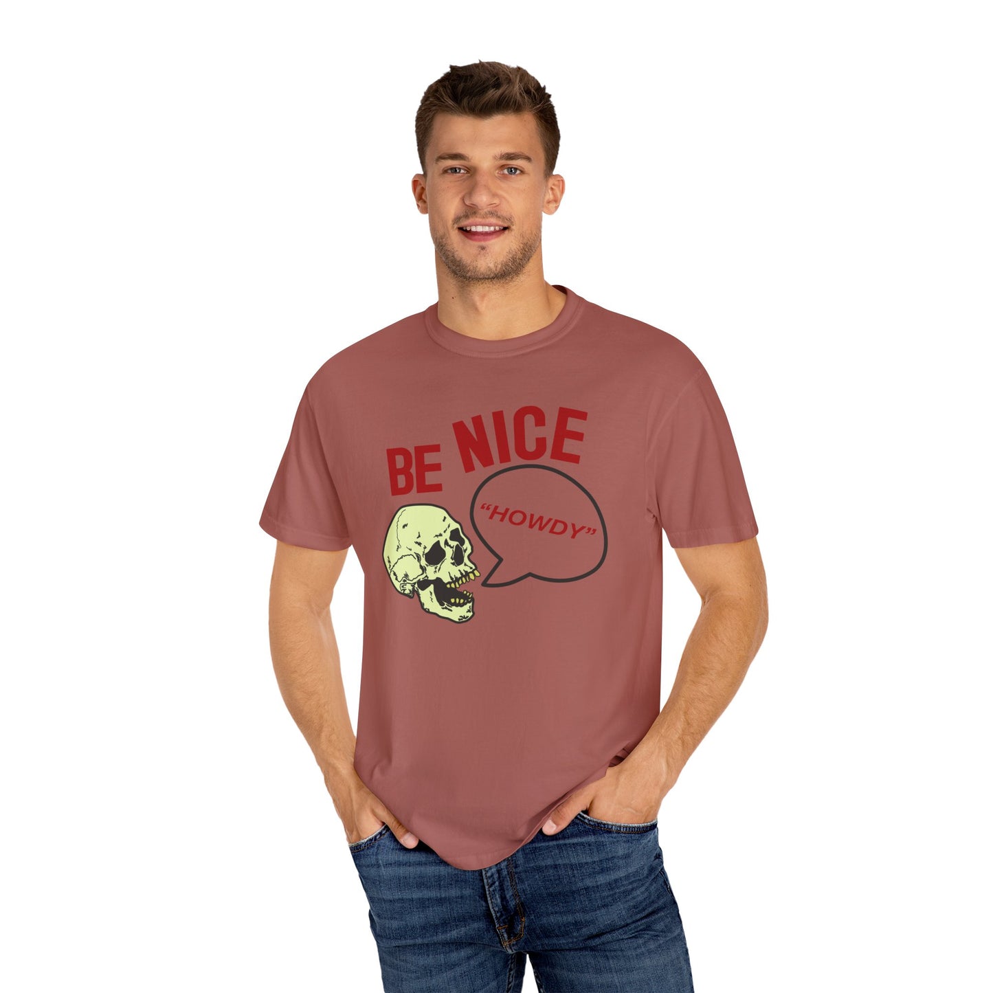 BE NICE Garment-Dyed T-shirt