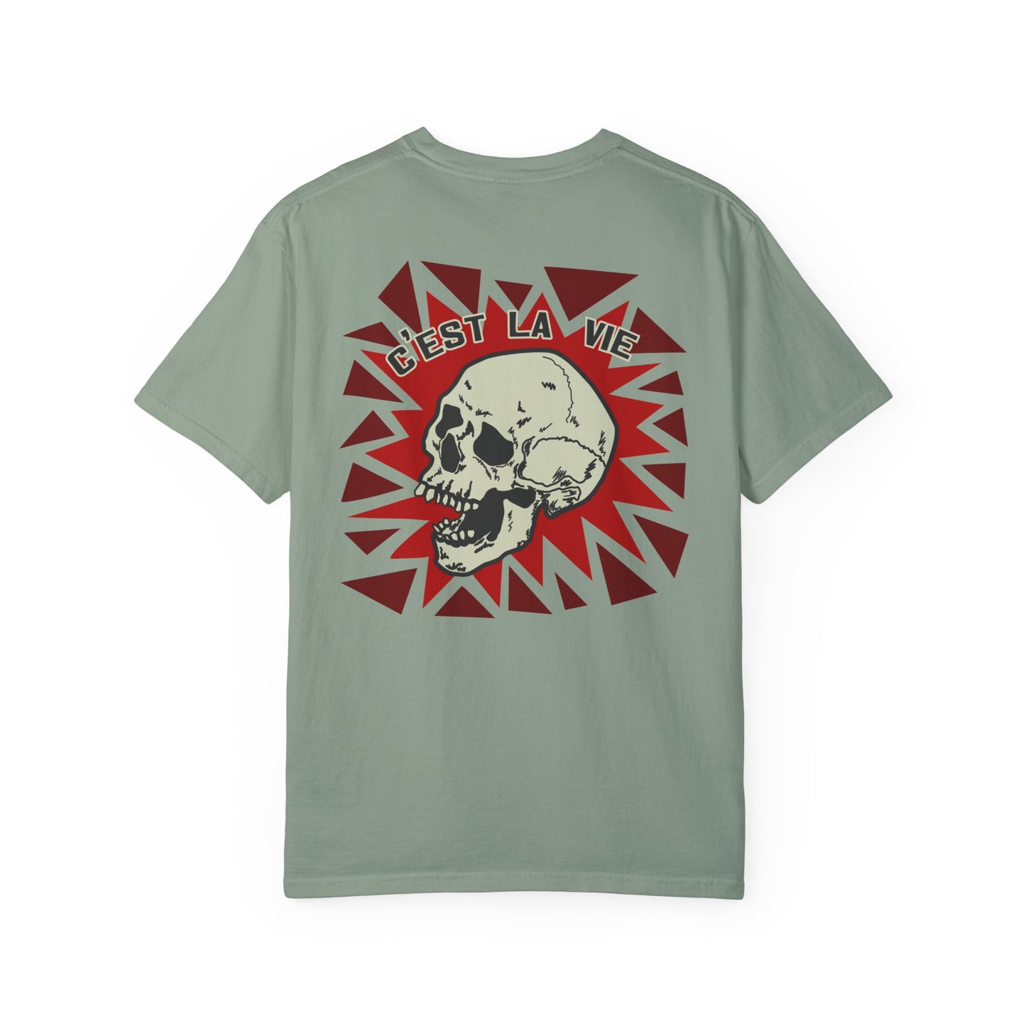 La Vie Skull Garment-Dyed T-shirt