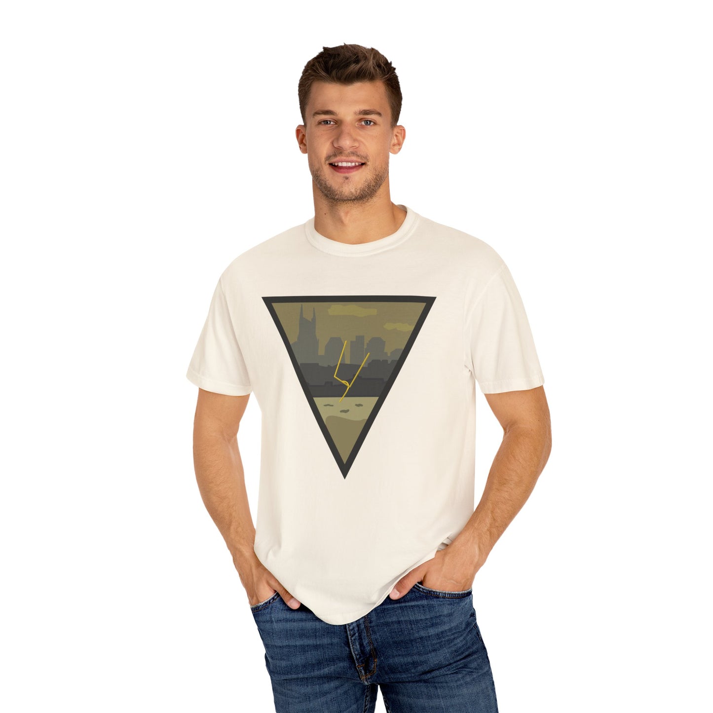 Cumberland Goalpost Unisex Garment-Dyed T-shirt