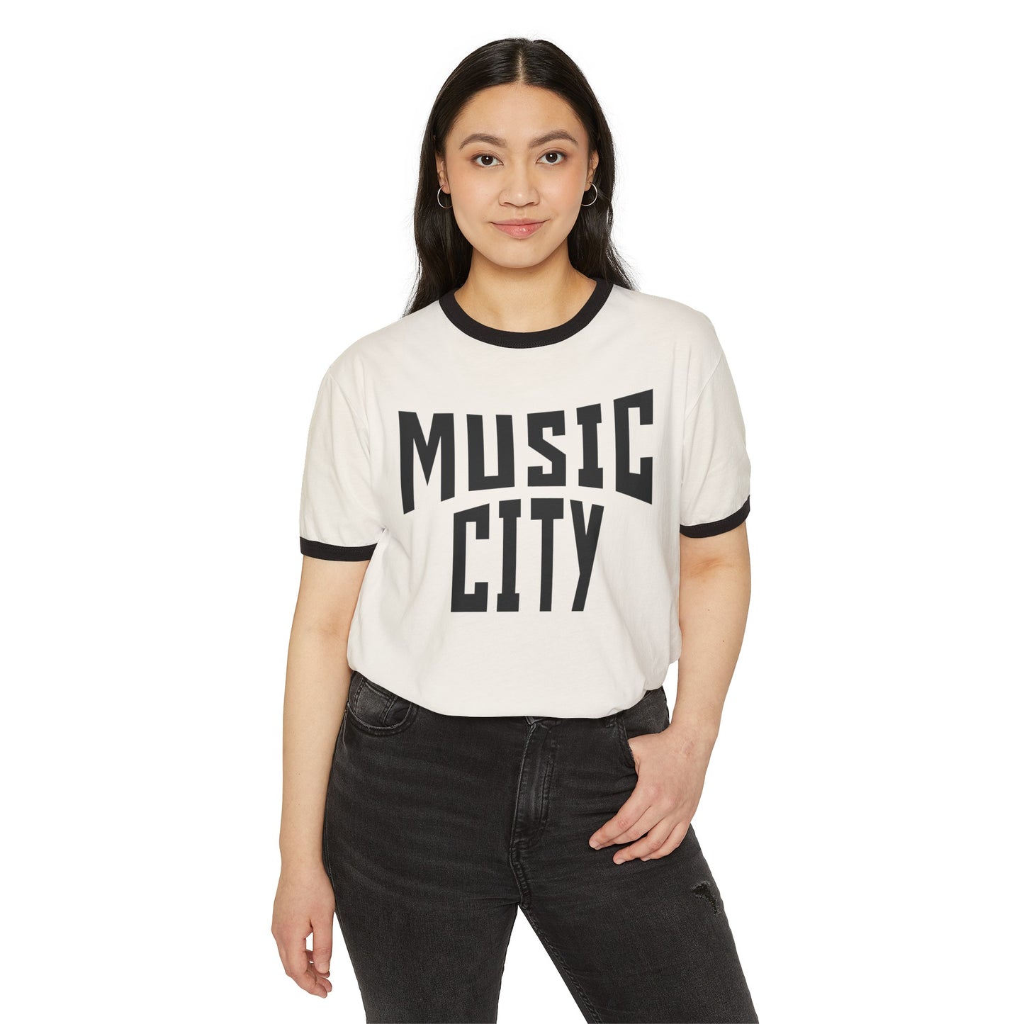 Music City JL Unisex Cotton Ringer T-Shirt