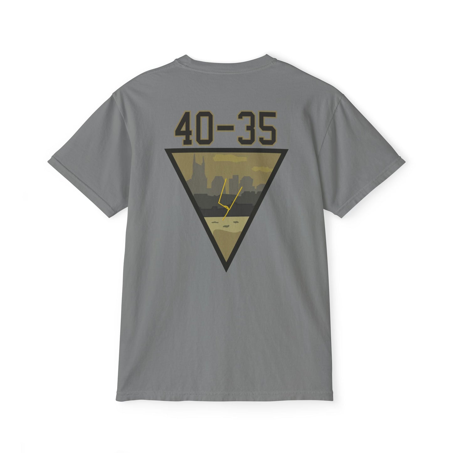 Cumberland Goalpost 40-35 Garment-Dyed Pocket T-Shirt