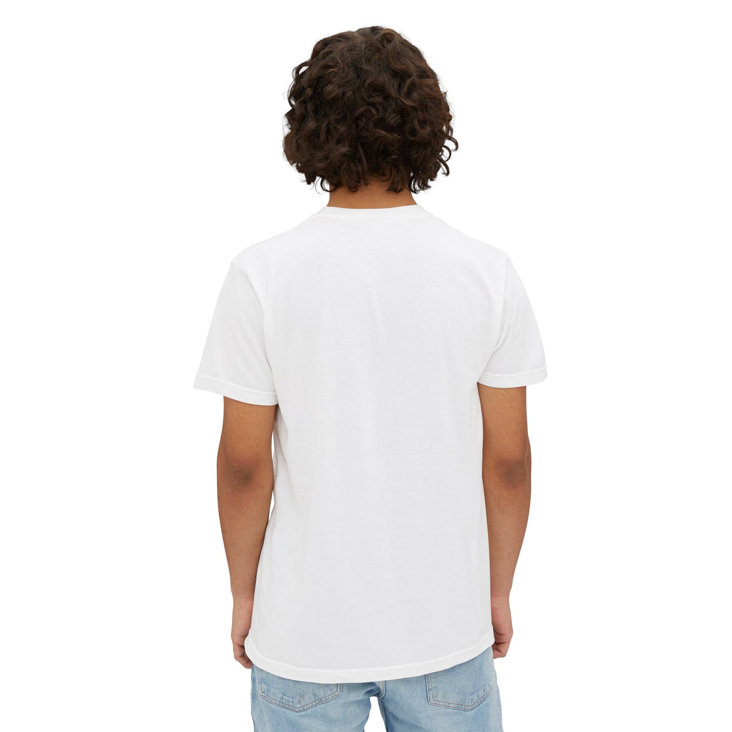 Local Script Unisex Garment-Dyed Pocket T-Shirt