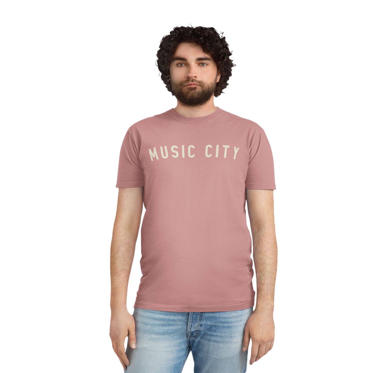 Music City basic curve Unisex Faded Shirt