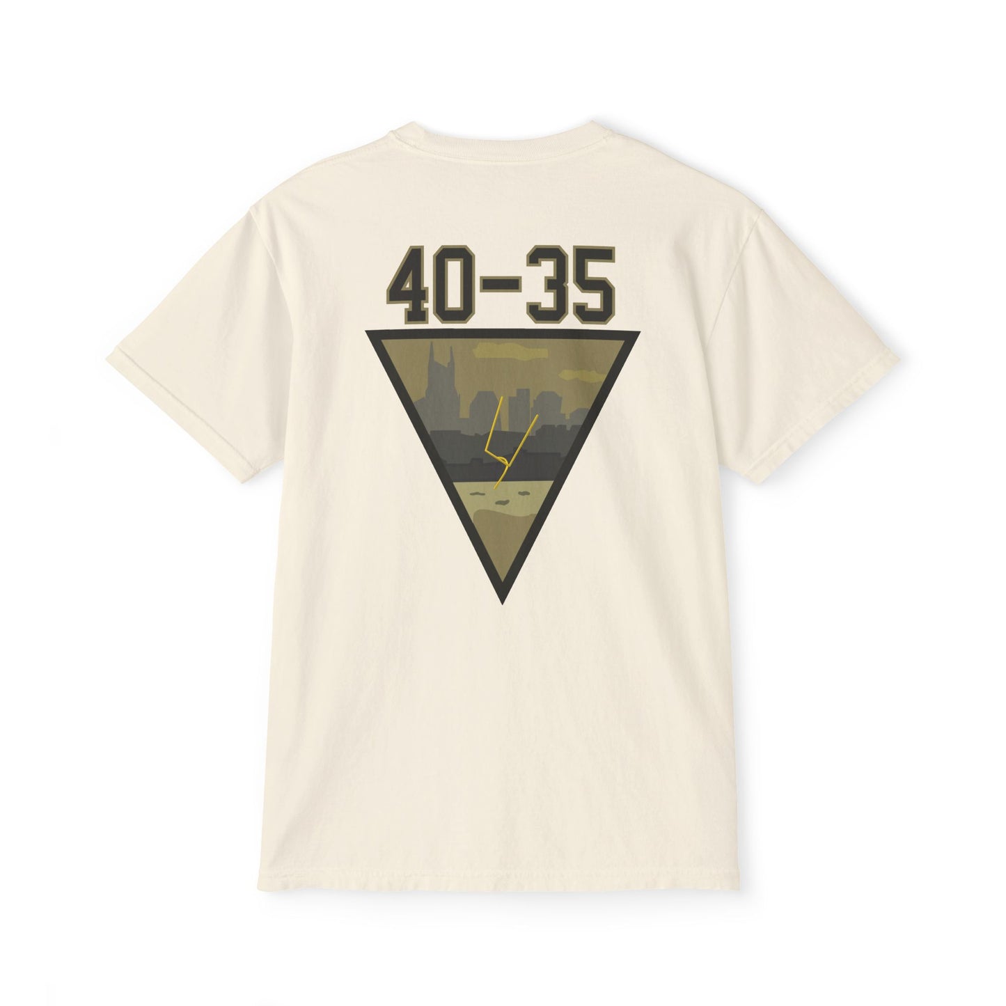 Cumberland Goalpost 40-35 Garment-Dyed Pocket T-Shirt