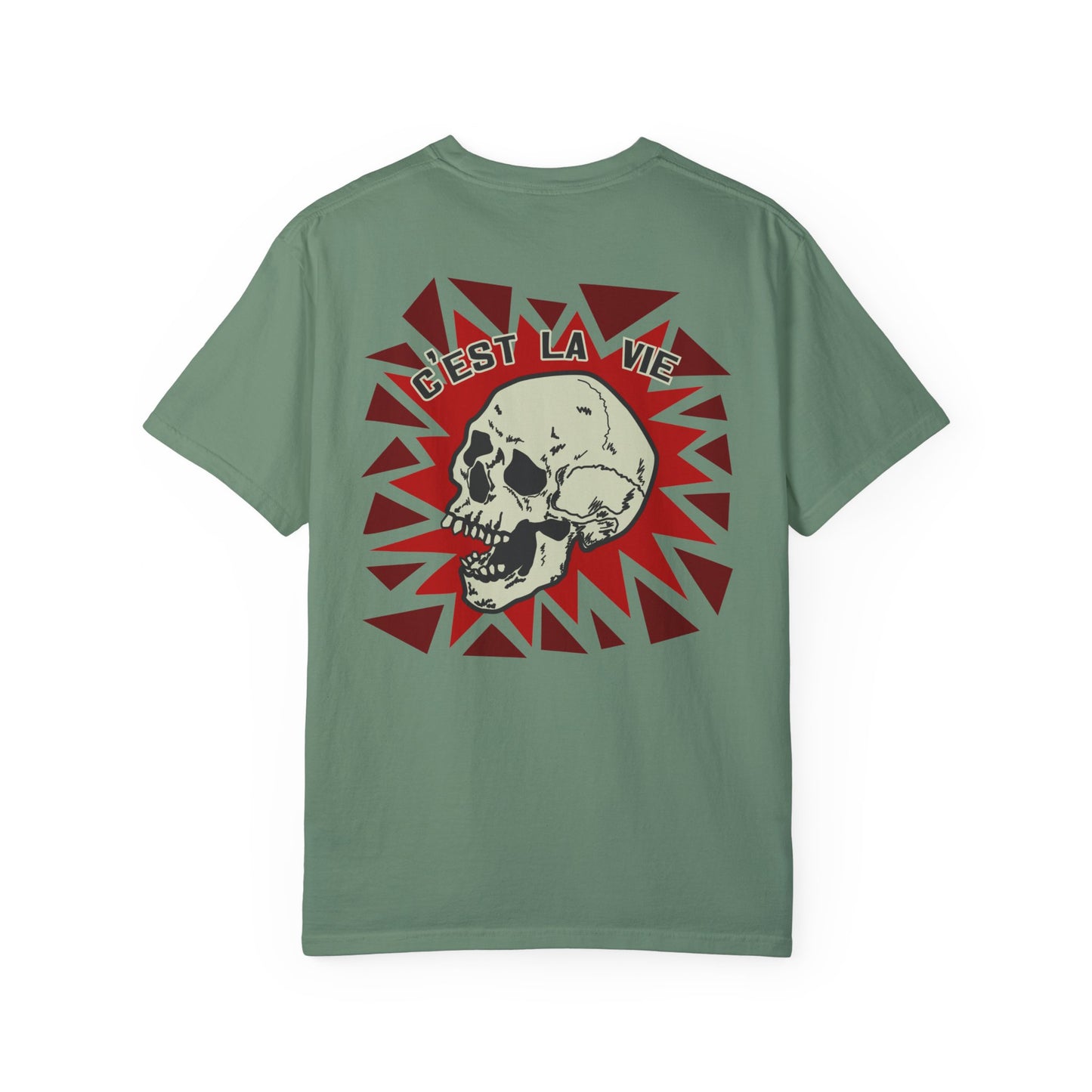 La Vie Skull Garment-Dyed T-shirt