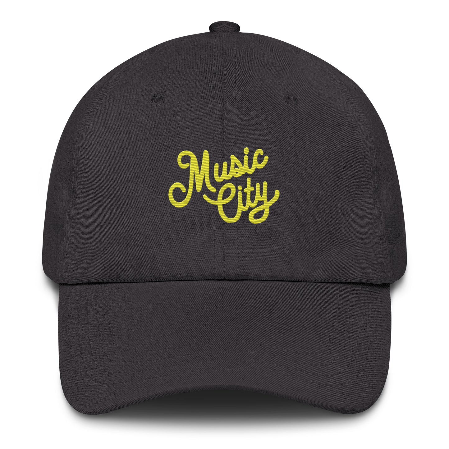 Music City Script Dad hat Gold