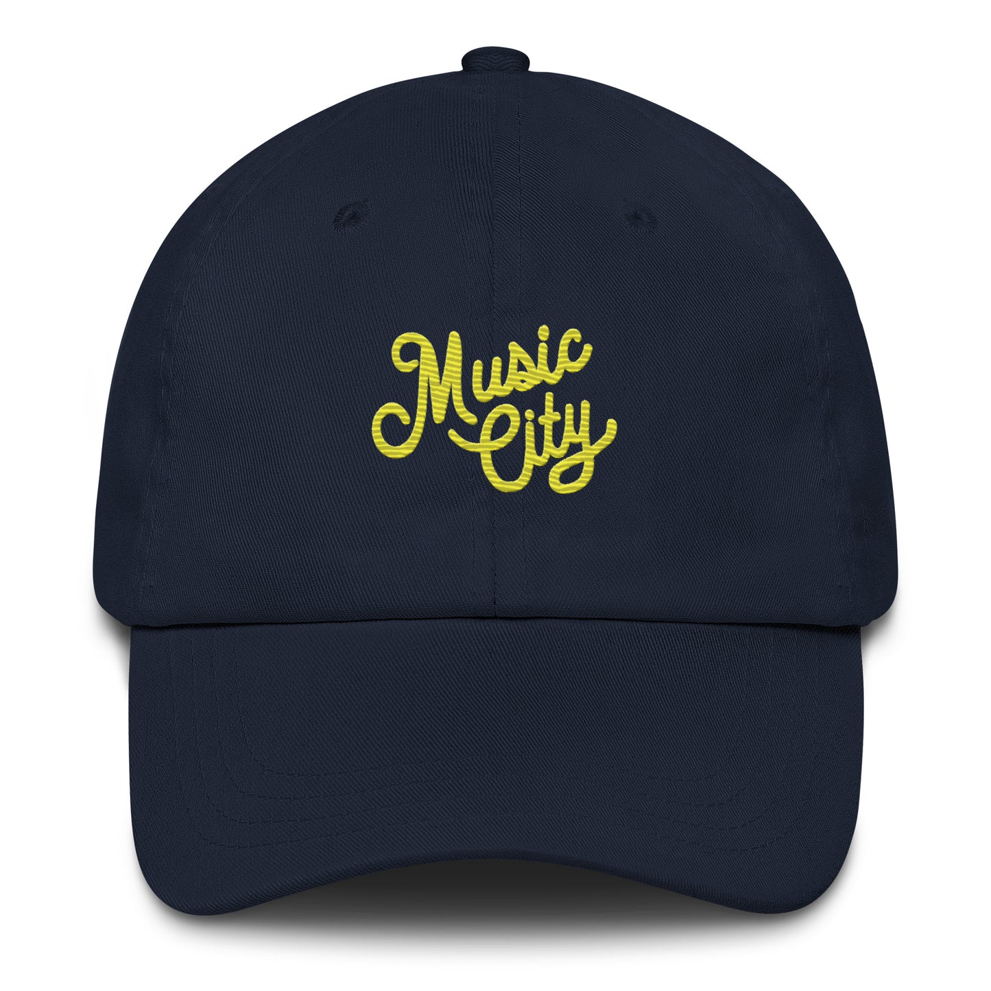 Music City Script Dad hat Gold