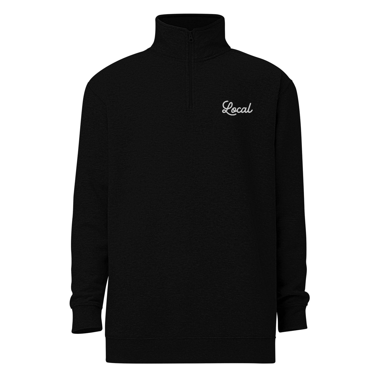 Local Script Unisex fleece pullover