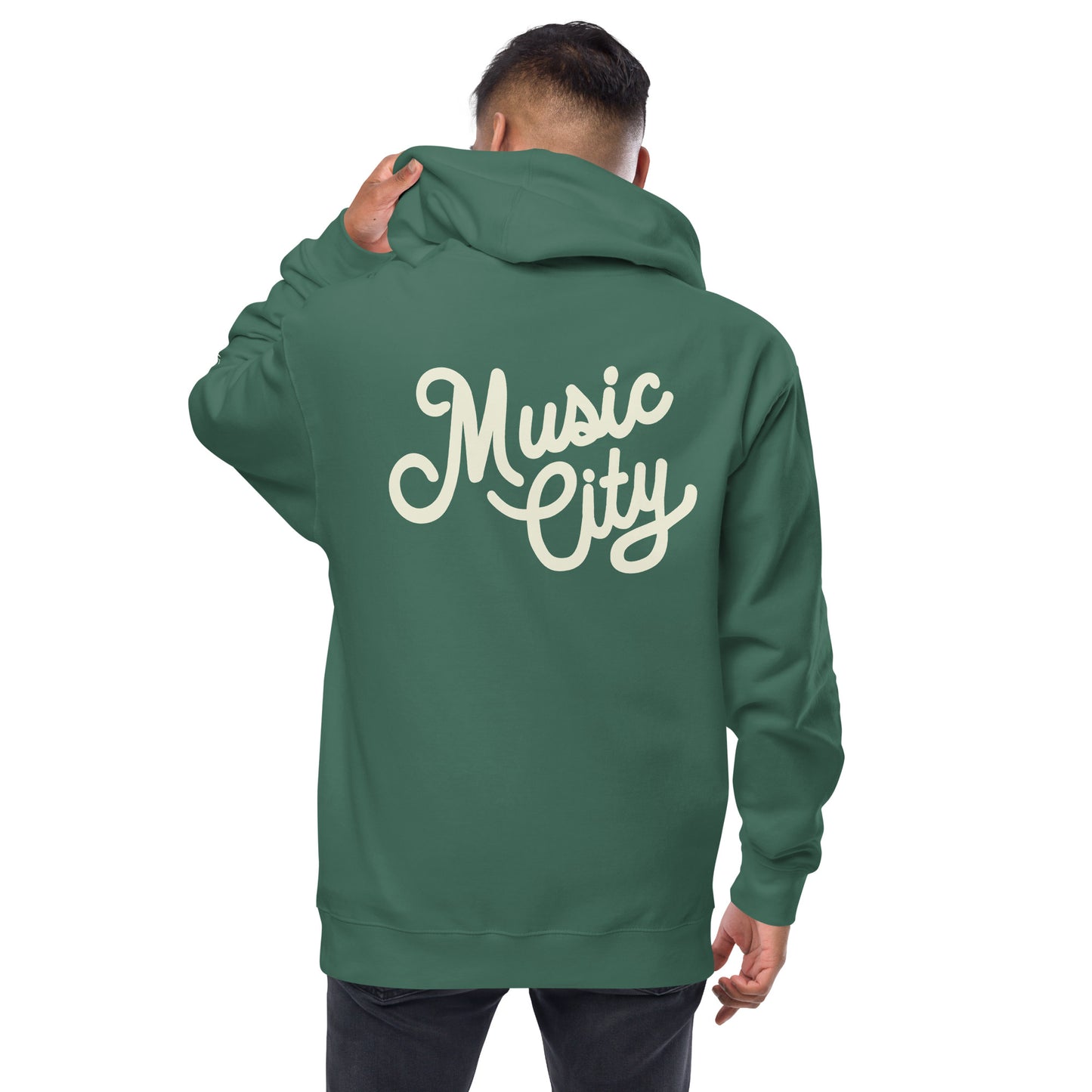 Music City Script  zip up hoodie