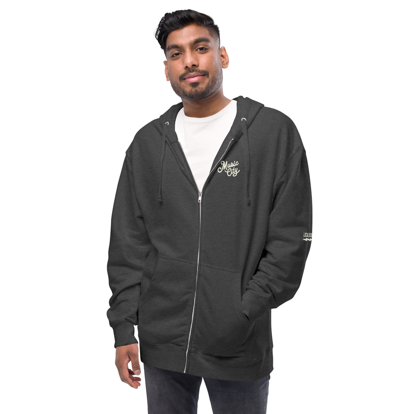 Music City Script  zip up hoodie