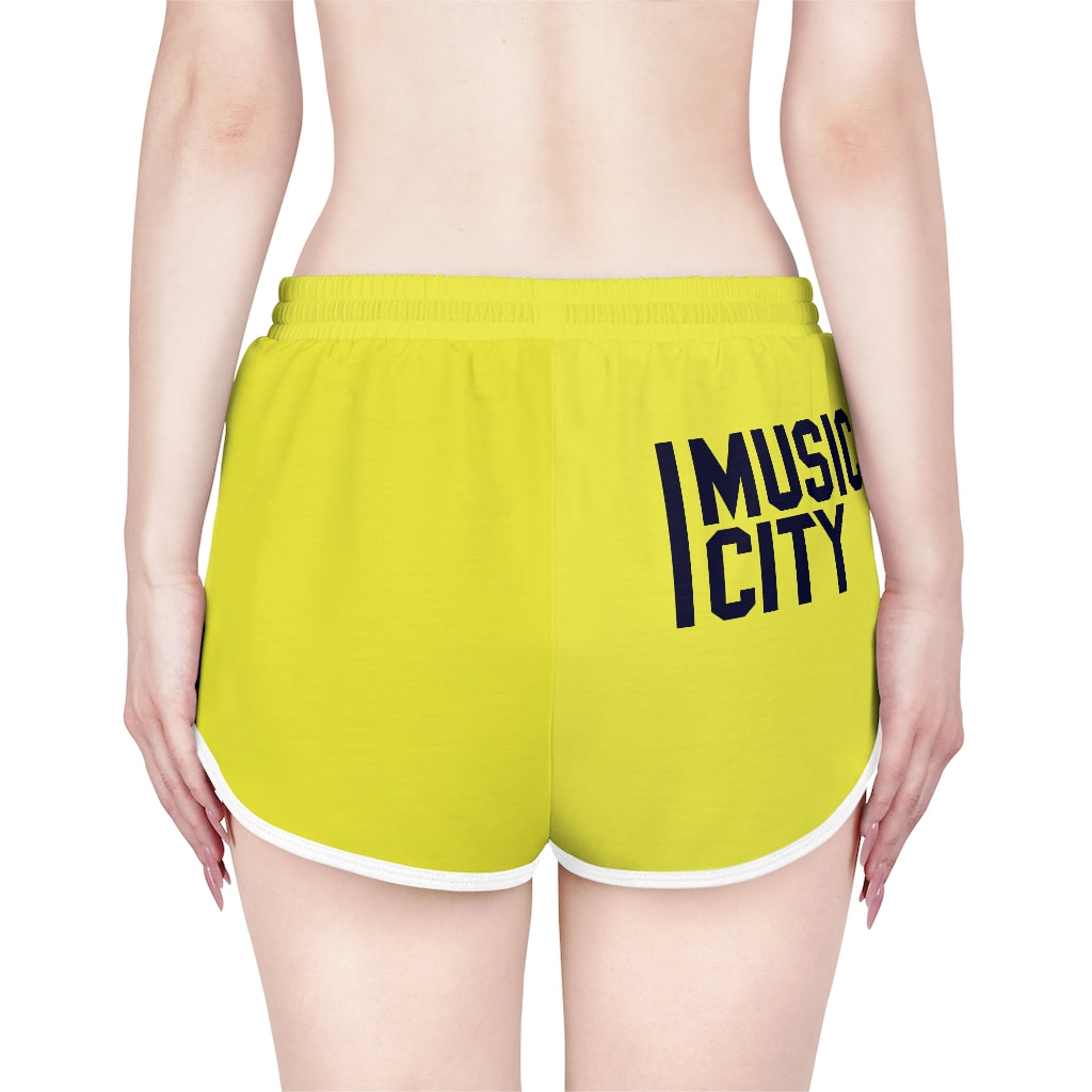 Gold Skull Music City Women's  Shorts