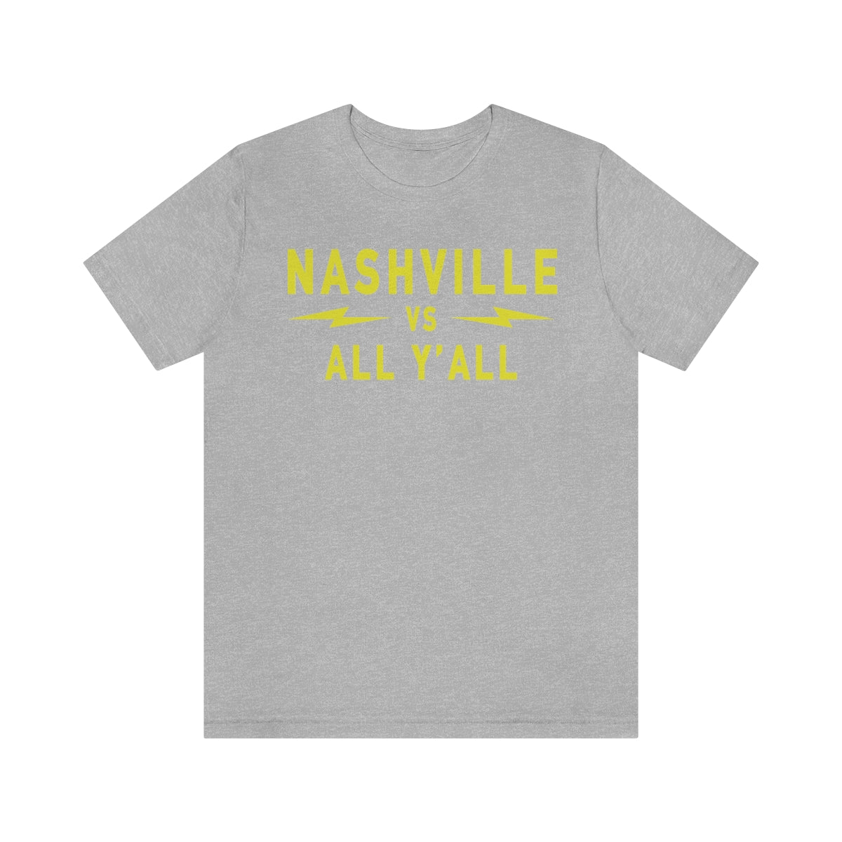 Nashville VS Modern Gold Large print Short Sleeve Tee