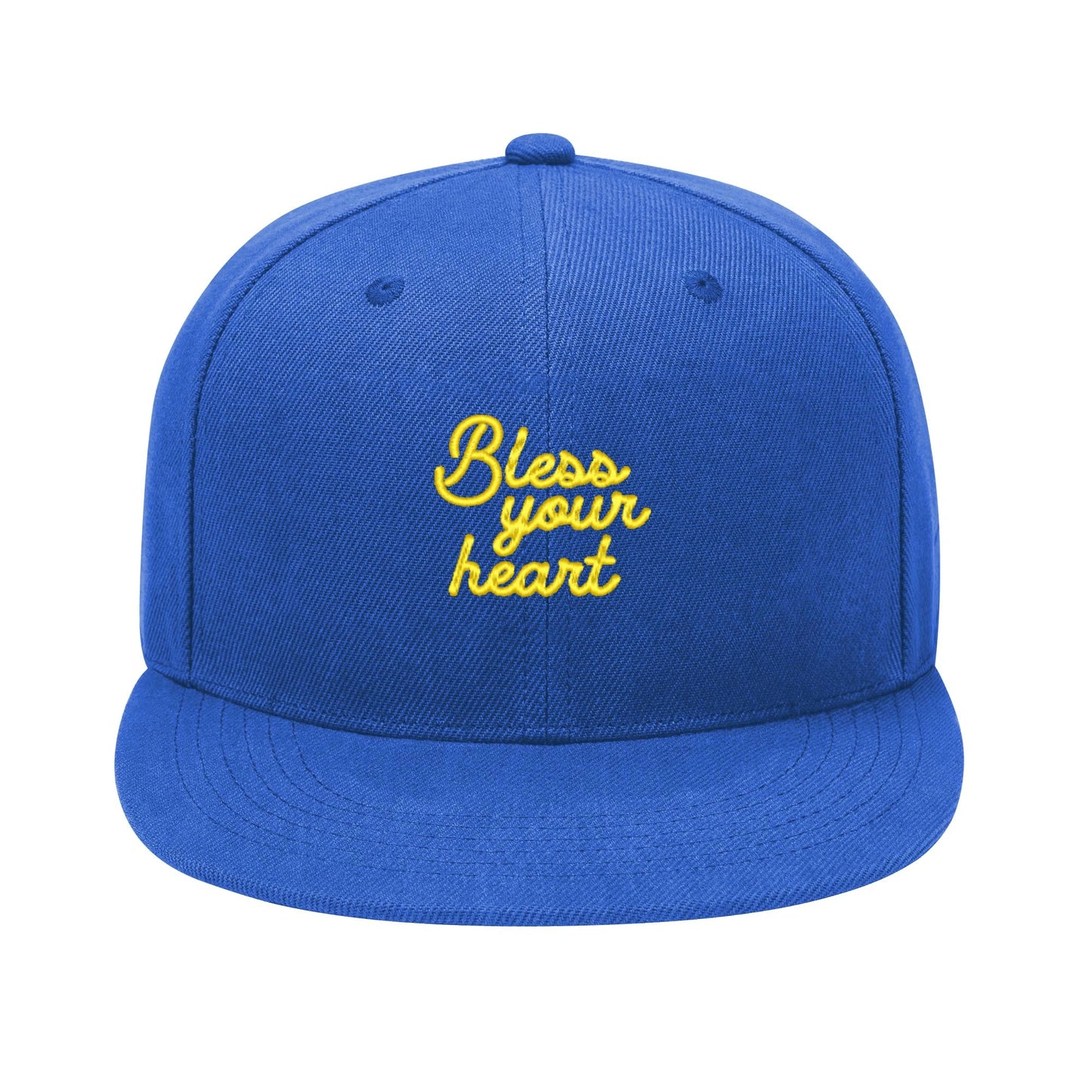 Bless Your Heart Scripted flat bill hat