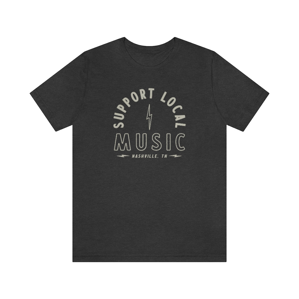 Support Local Music Bolt T-shirt