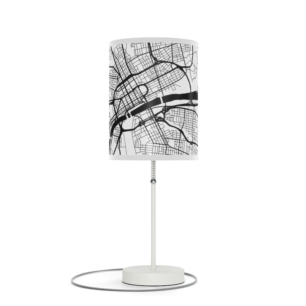 Nashville Map Print Lamp