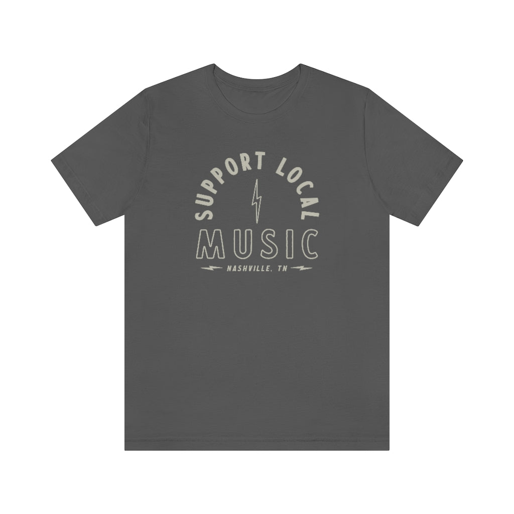 Support Local Music Bolt T-shirt